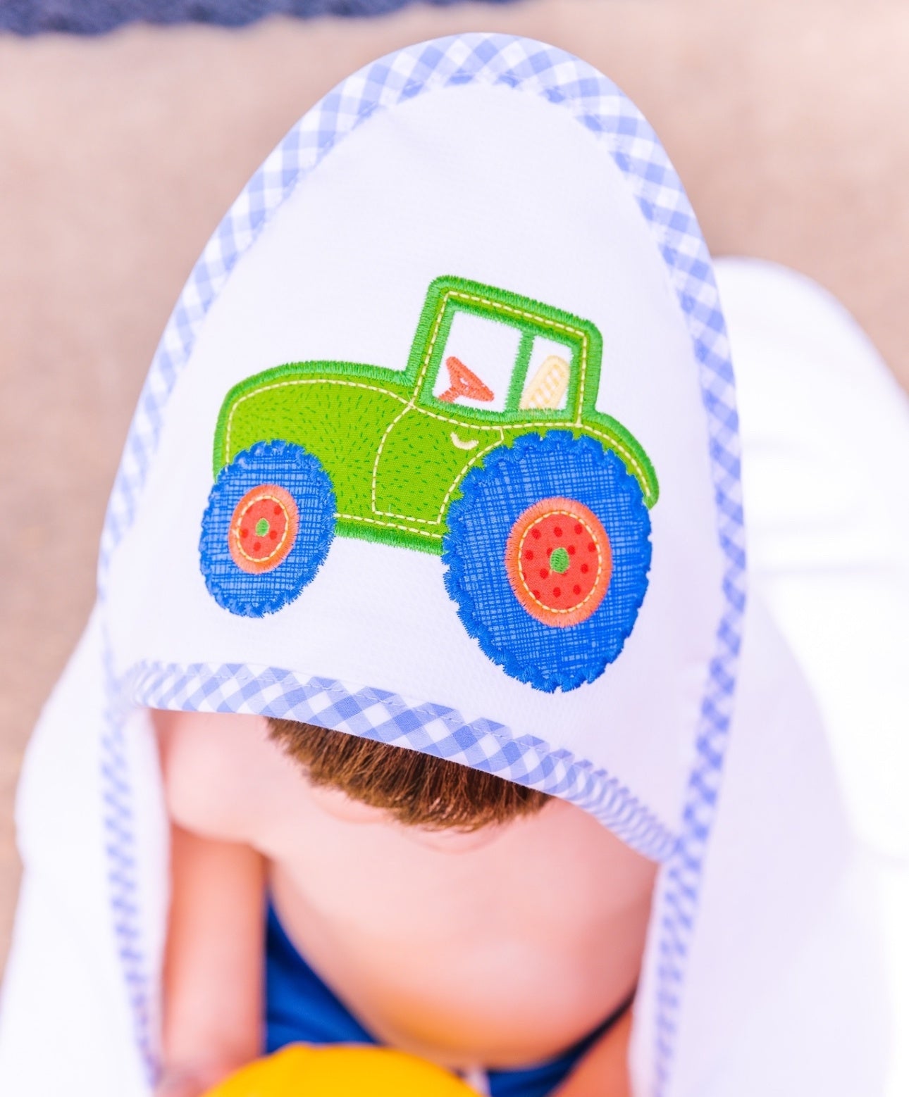 Childrens Tractor Towel