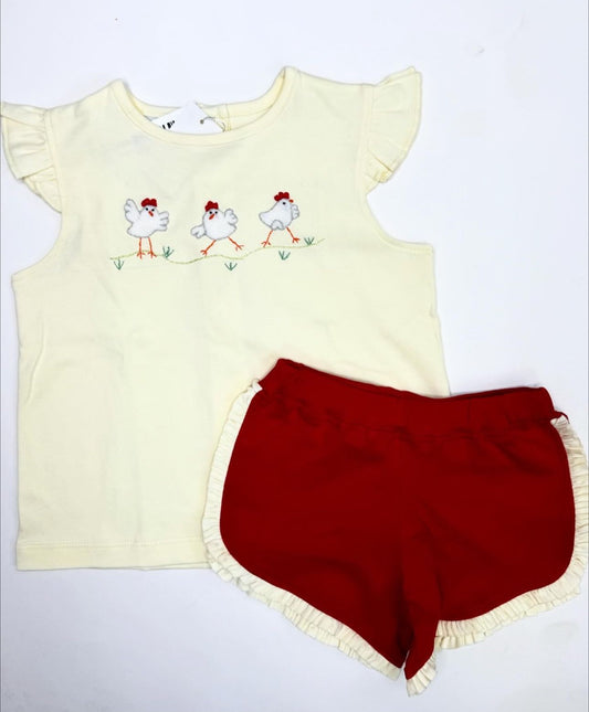 Childrens Girls Chicken Set