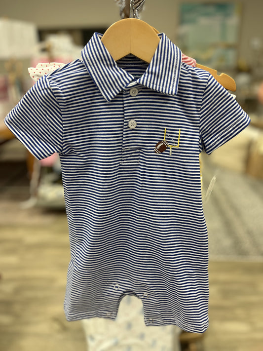 CHILDRENS GAMEDAY POLO ROMPER