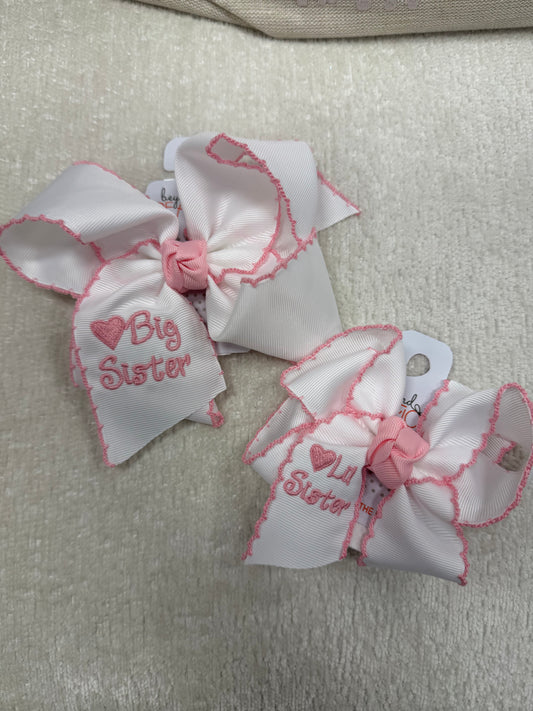 Childrens Big Sister Bow