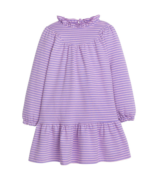 Childrens Purple Stripe Jody Dress