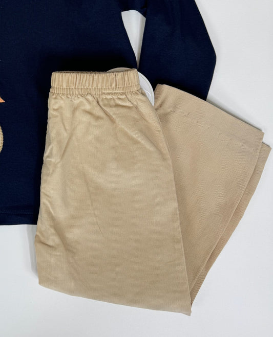 Childrens Tan Cord Turkey Pant