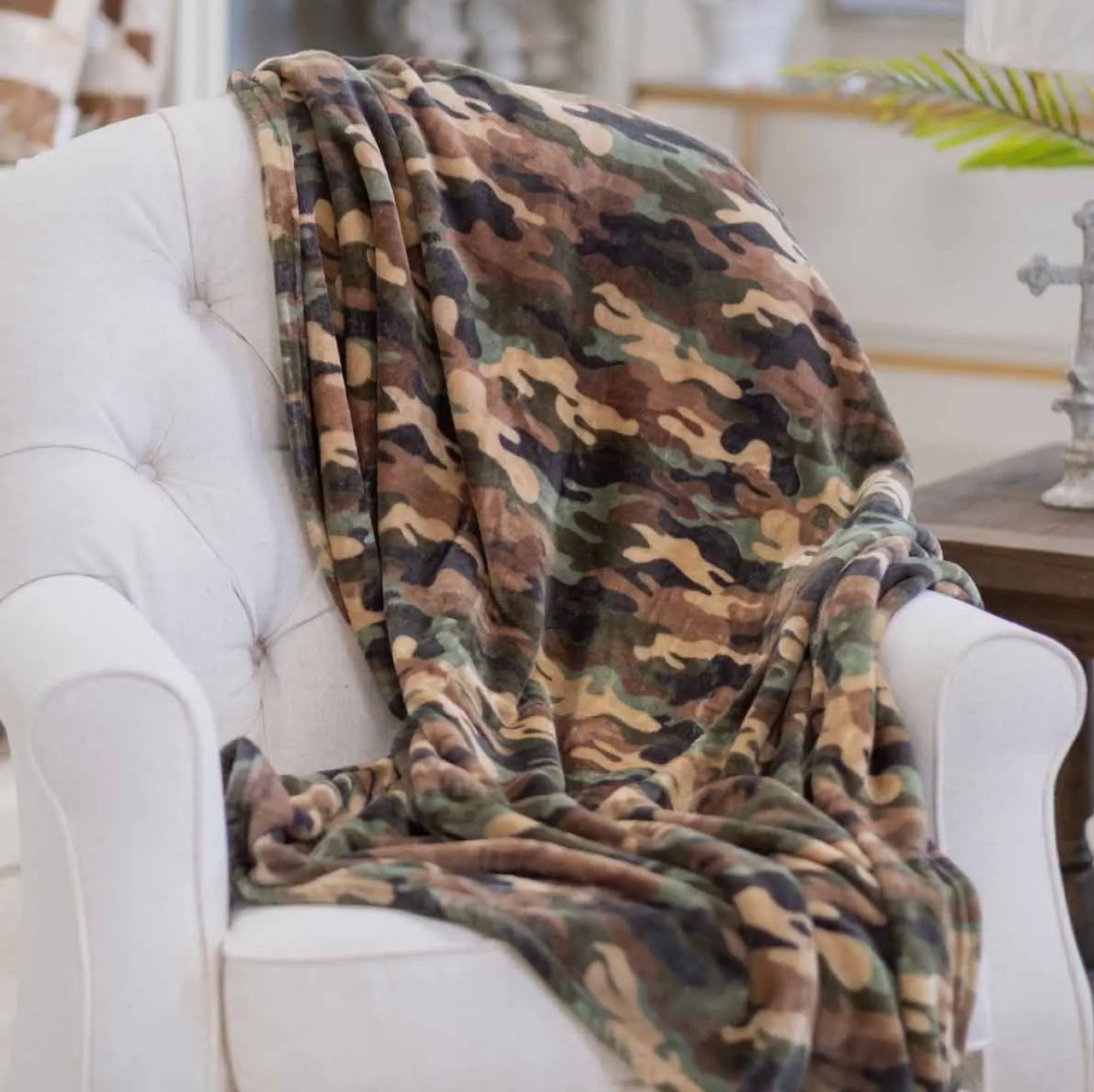 Childrens Camo Blanket