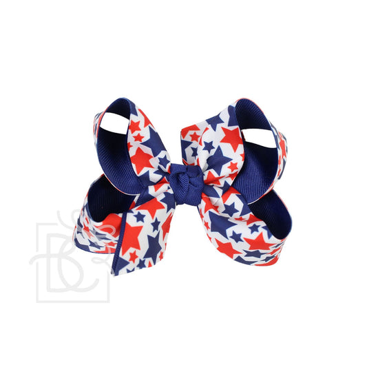 Childrens Patriotic Bow Lg