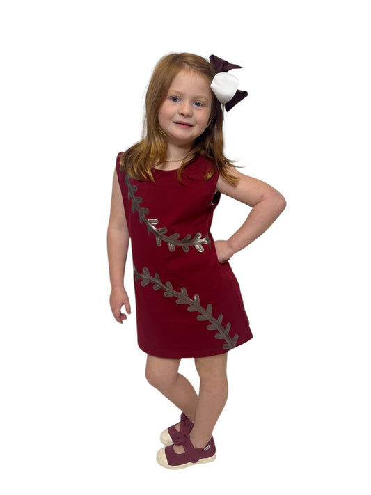 Childrens Baseball Sequin Dress
