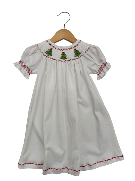 Childrens Smocked Bishop Christmas Dress