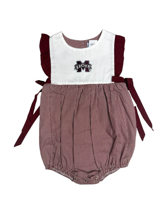 CHILDRENS MSU EMBROIDERED BUBBLE