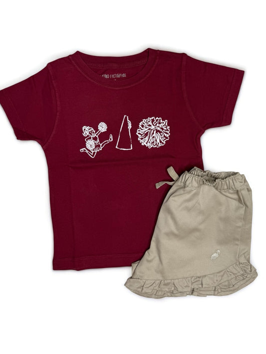 CHILDRENS MUSTARD KETCHUP TEE