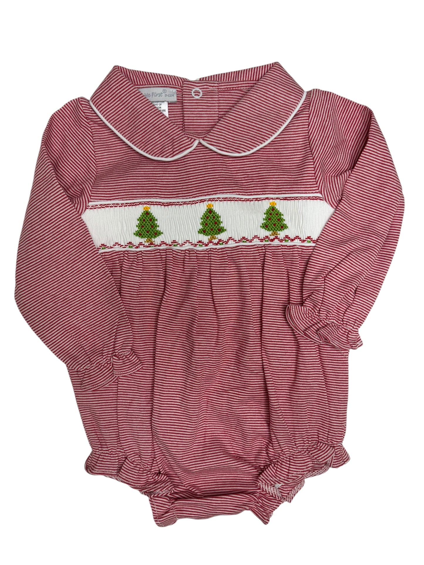 Childrens Collared Stripe Christmas Bubble