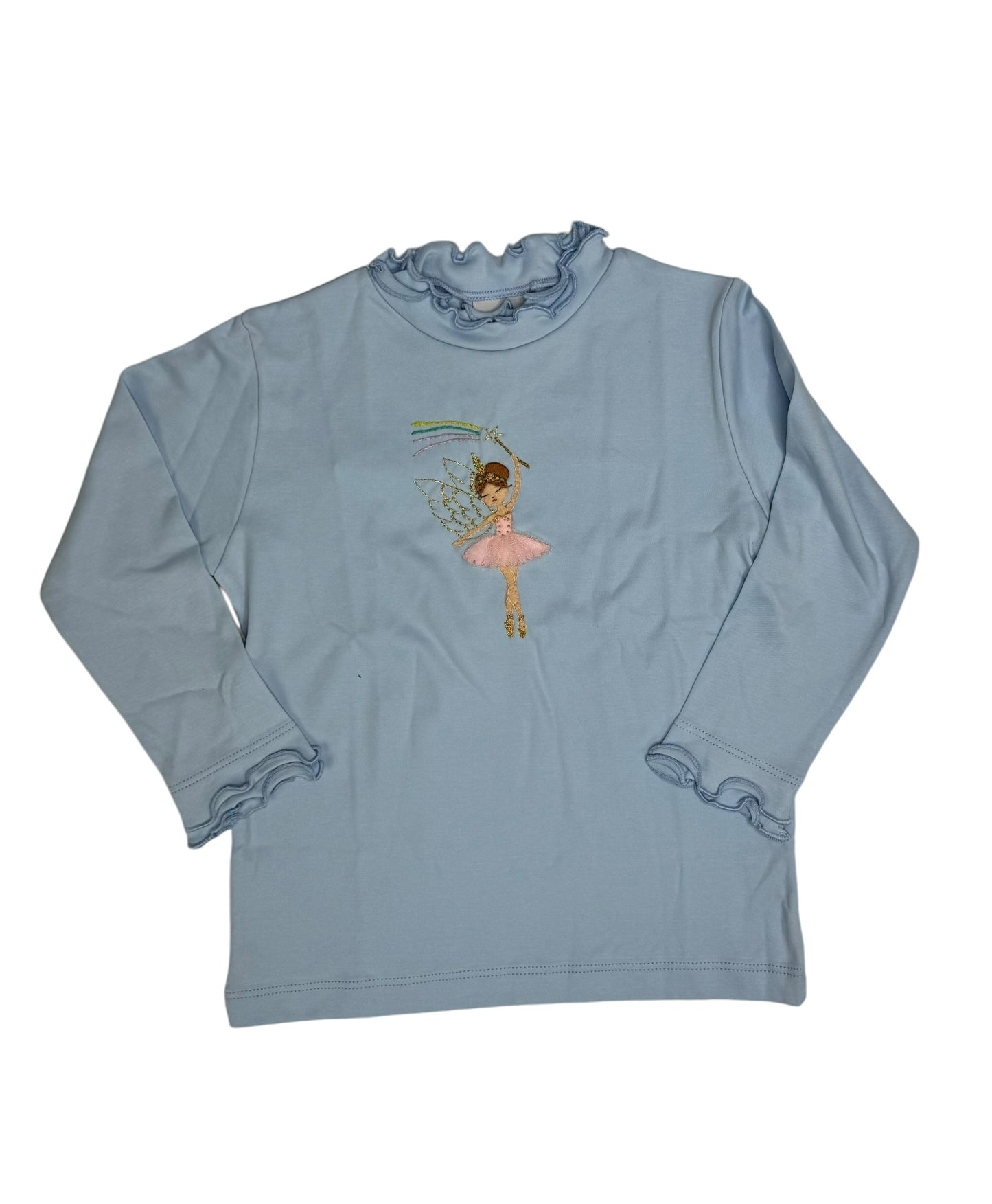 Childrens Ballerina LS Blue Top