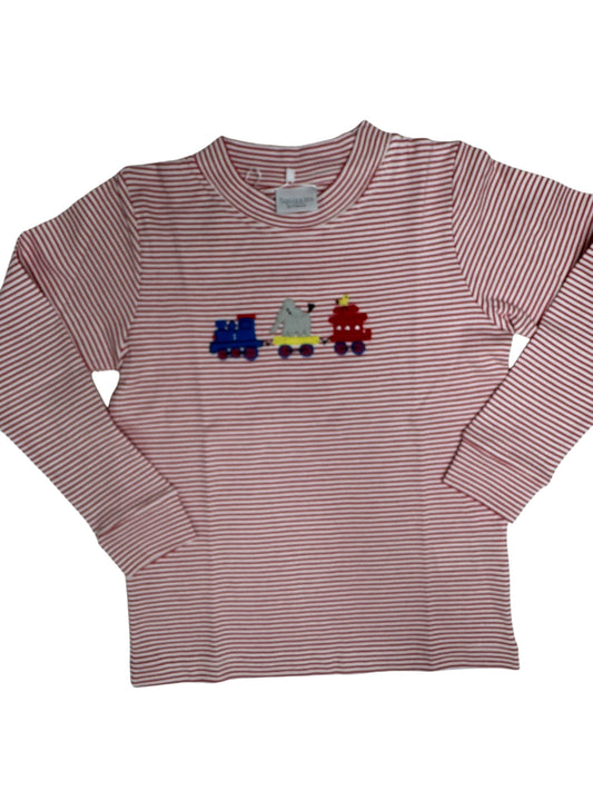 Childrens Animal Train LS Tee