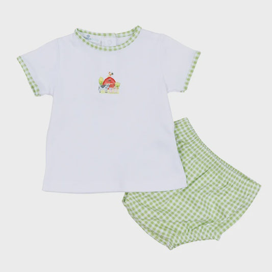 CHILDRENS BARNYARD ANIMALS DIAPER SET