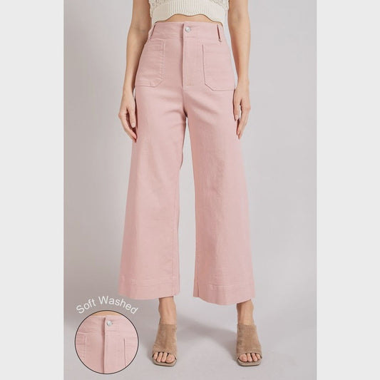 WOMENS SOFT WASHED PANT IN PINK