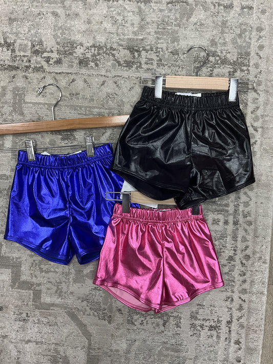 Childrens Metallic Shorts