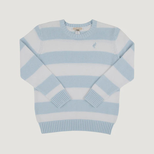 CHILDRENS BUCKHEAD BLUE STRIPE ISAAC SWEATER