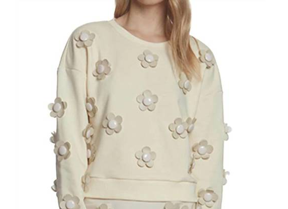 WOMENS FLOWER Sweatshirt