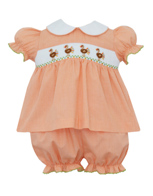 CHILDRENS TURKEY BLOOMER SET