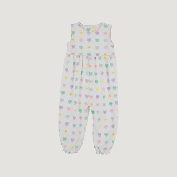 CHILDRENS WE HEART YOU REBECCA ROMPER