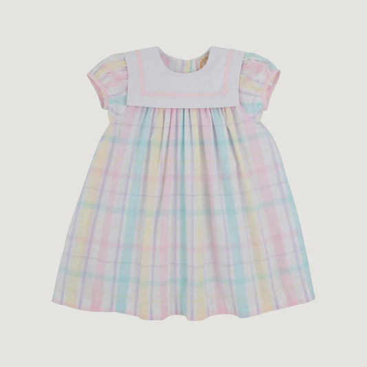 CHILDRENS STEWARD SQUARE COLLAR DRESS