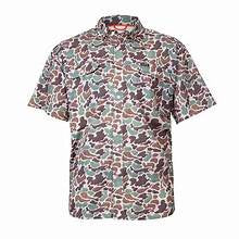 Childrens SS Camo Buttondown